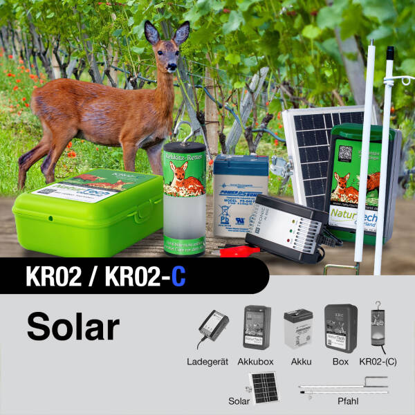 Rehkitz-Retter/Wildschreck KR02(-C) "Solar"